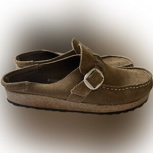 Birkenstock Buckley Suede Slip-On Clogs